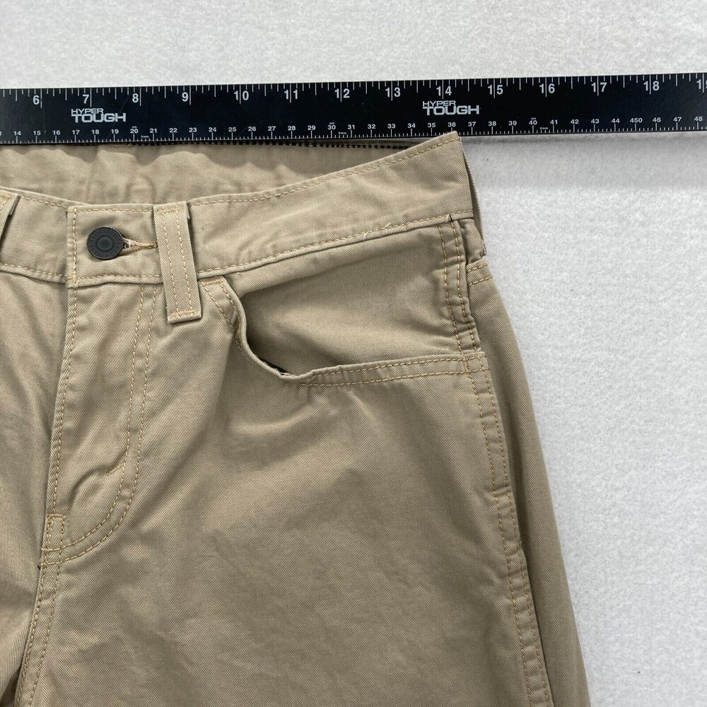 Levi's 511 Mens 29x32 Slim Fit Brown Denim Straight Leg Jeans Low Rise Black Tab - Picture 7 of 12